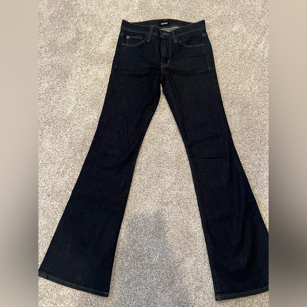 Hudson Natalie Dark Blue Flare Leg Denim